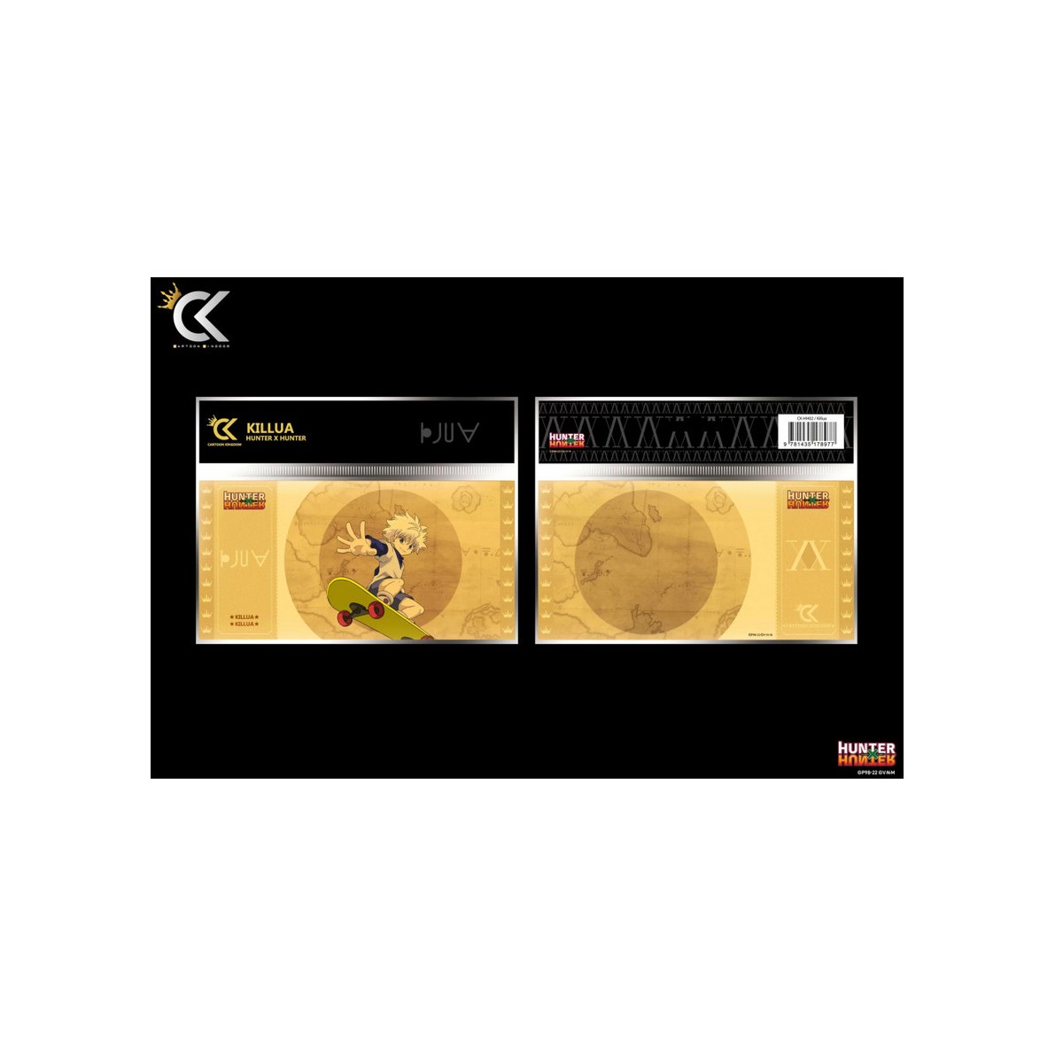Cartoon Kingdom - Confezione da 7 biglietti d'oro per Hunter X Hunter Coll.1