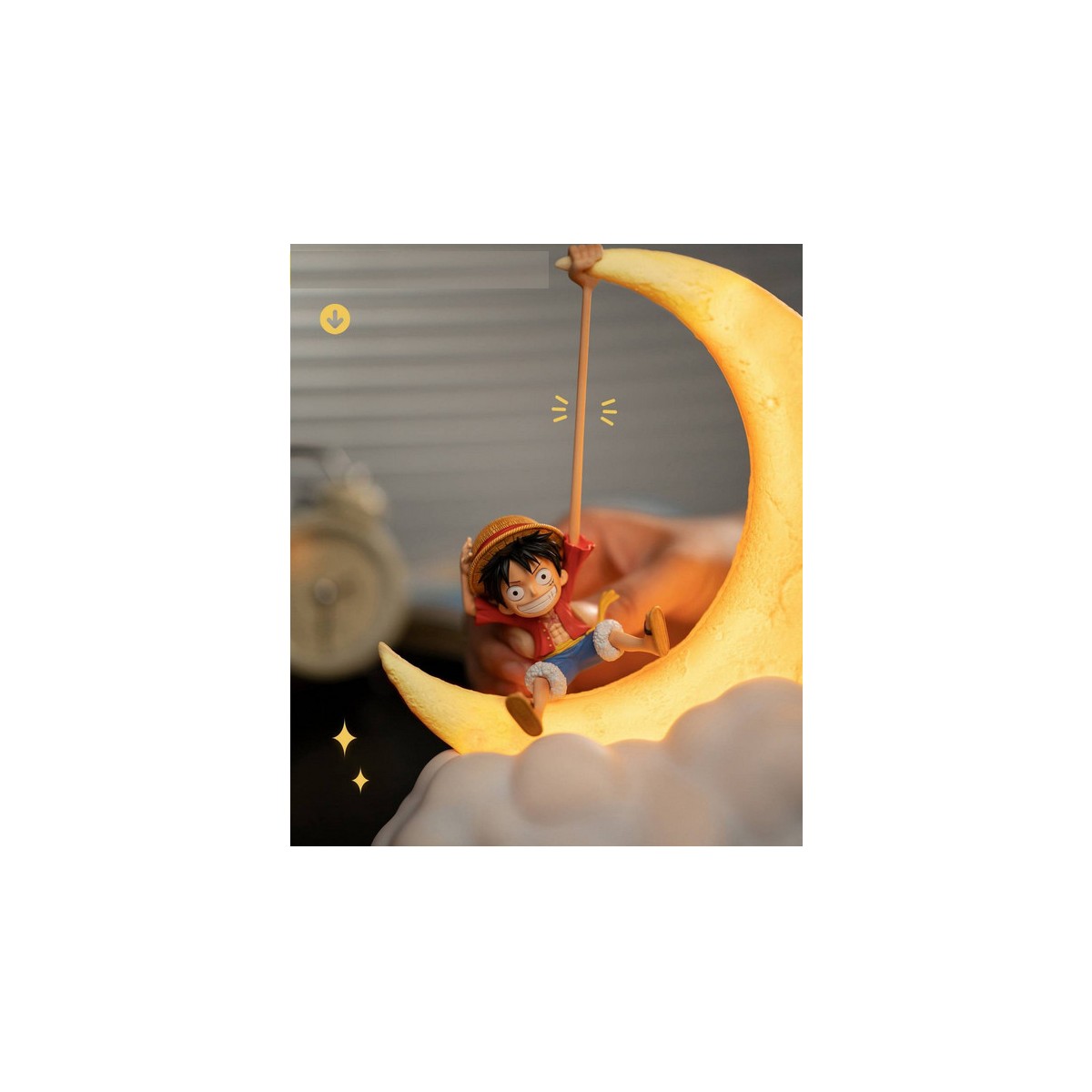 HAPPY LIFE One Piece Luffy Magnetic Night Light
