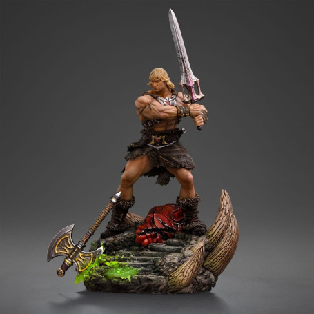 Iron Studios - HE-MAN UNLEASHED Deluxe Art Scale 1/10 - Masters of the Universe - Masters of the Universe