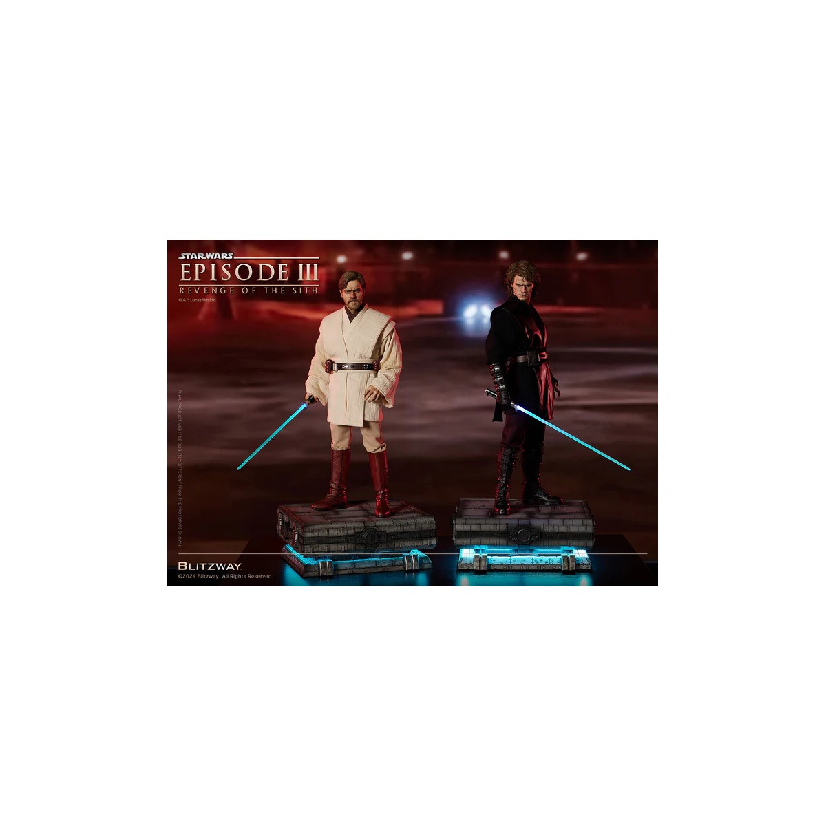 Statua in scala superba Blitzway - Anakin Skywalker Versione Standard 1/4 - Star Wars Episodio III