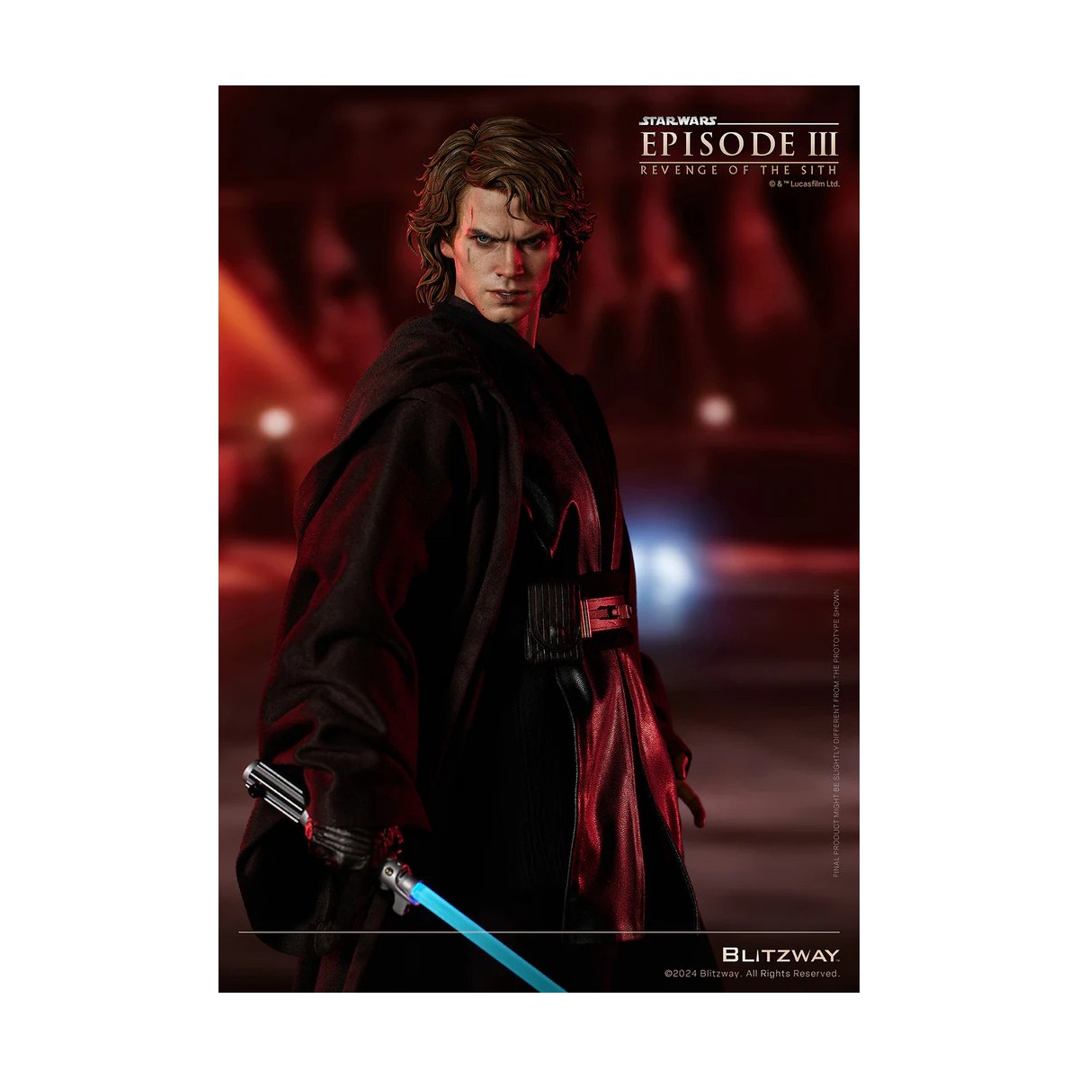Statua in scala superba Blitzway - Anakin Skywalker Versione Standard 1/4 - Star Wars Episodio III