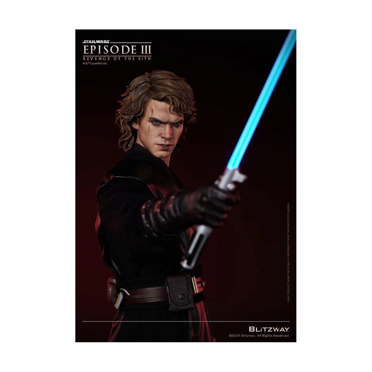 Statua in scala superba Blitzway - Anakin Skywalker Versione Standard 1/4 - Star Wars Episodio III