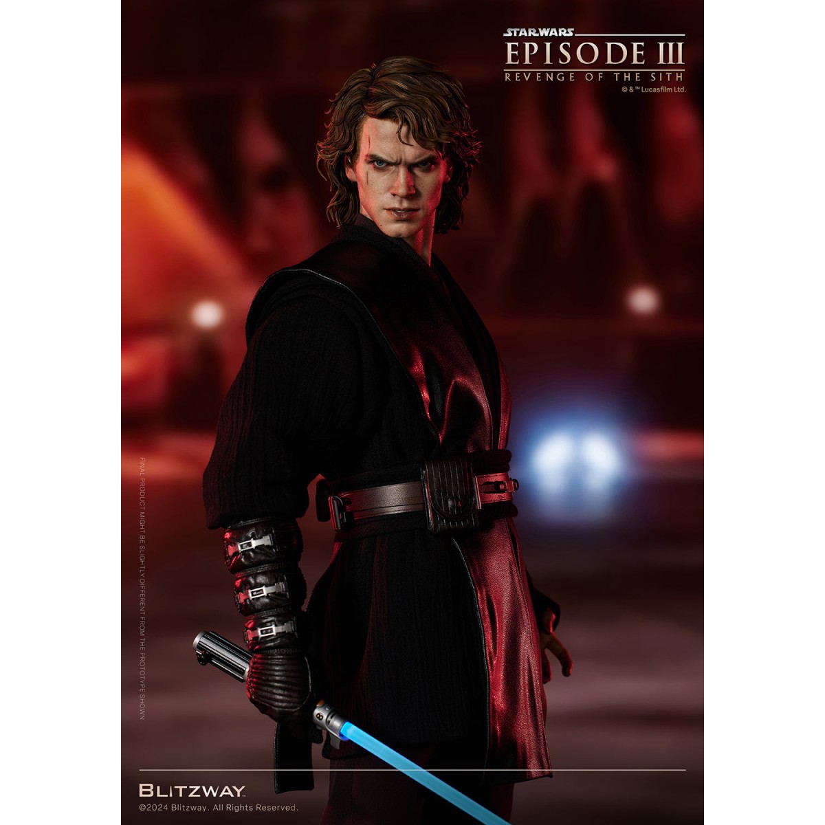 Statua in scala superba Blitzway - Anakin Skywalker Versione Standard 1/4 - Star Wars Episodio III