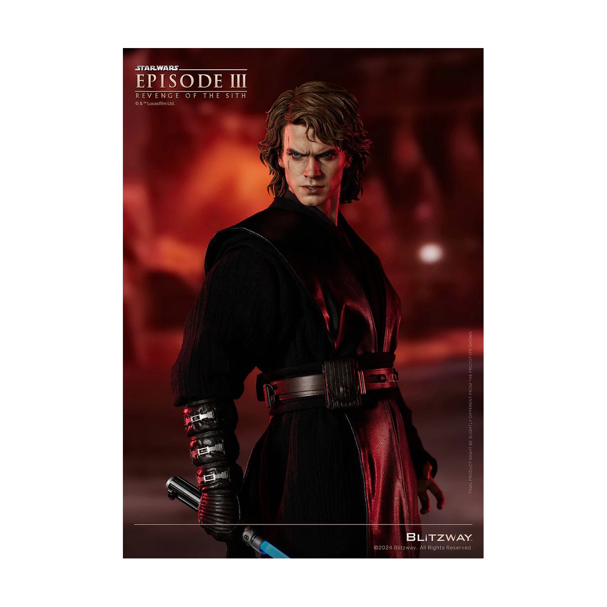 Statua in scala superba Blitzway - Anakin Skywalker Versione Standard 1/4 - Star Wars Episodio III
