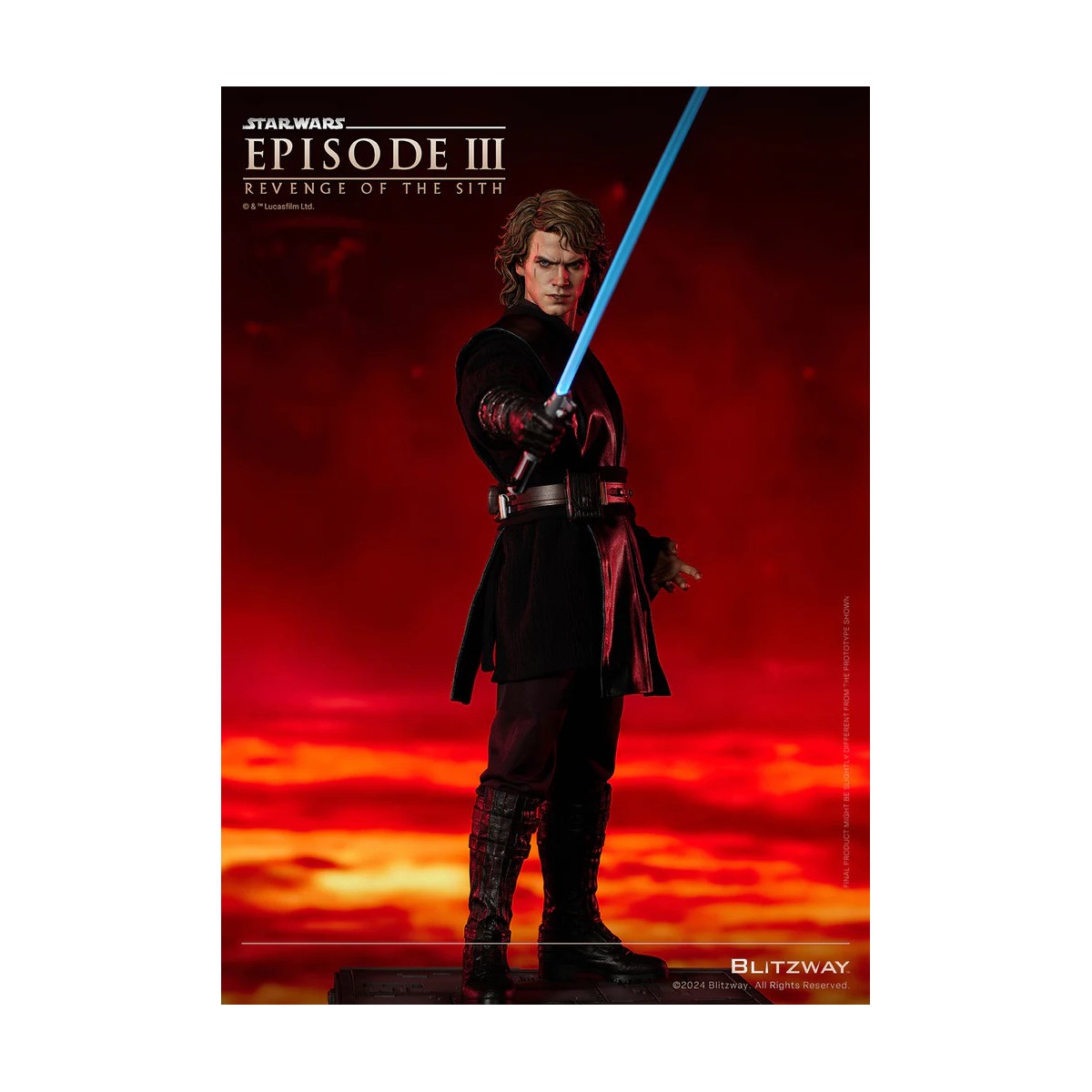 Statua in scala superba Blitzway - Anakin Skywalker Versione Standard 1/4 - Star Wars Episodio III