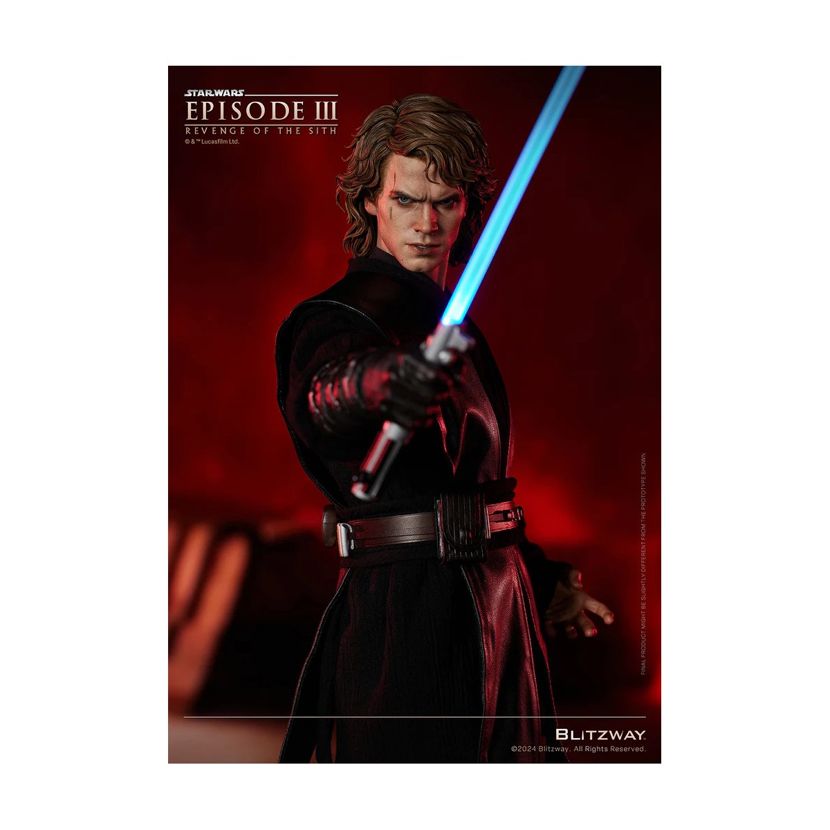 Statua in scala superba Blitzway - Anakin Skywalker Versione Standard 1/4 - Star Wars Episodio III