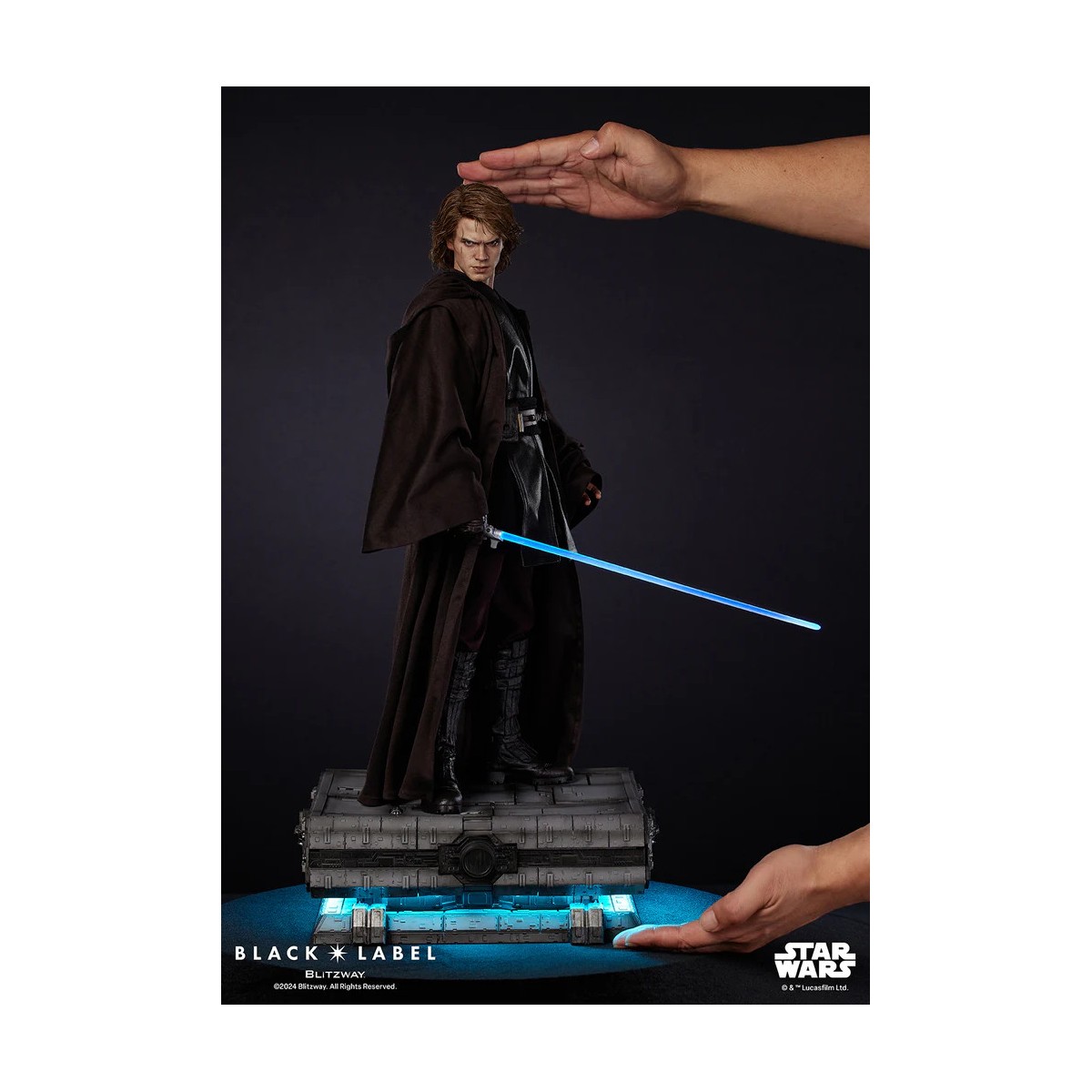 Statua in scala superba Blitzway - Anakin Skywalker Black Label 002 1/4 - Star Wars Episodio III