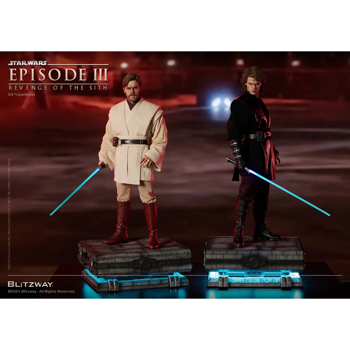 Statua in scala superba Blitzway - Obi-Wan Kenobi versione standard 1/4 - Star Wars Episodio III