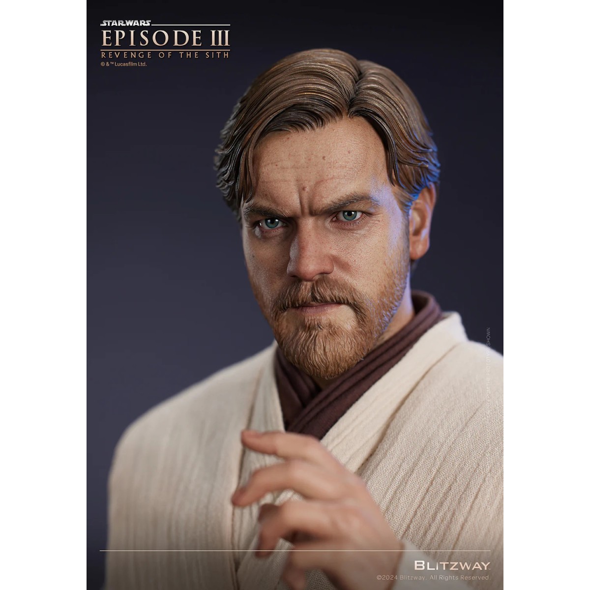 Statua in scala superba Blitzway - Obi-Wan Kenobi versione standard 1/4 - Star Wars Episodio III