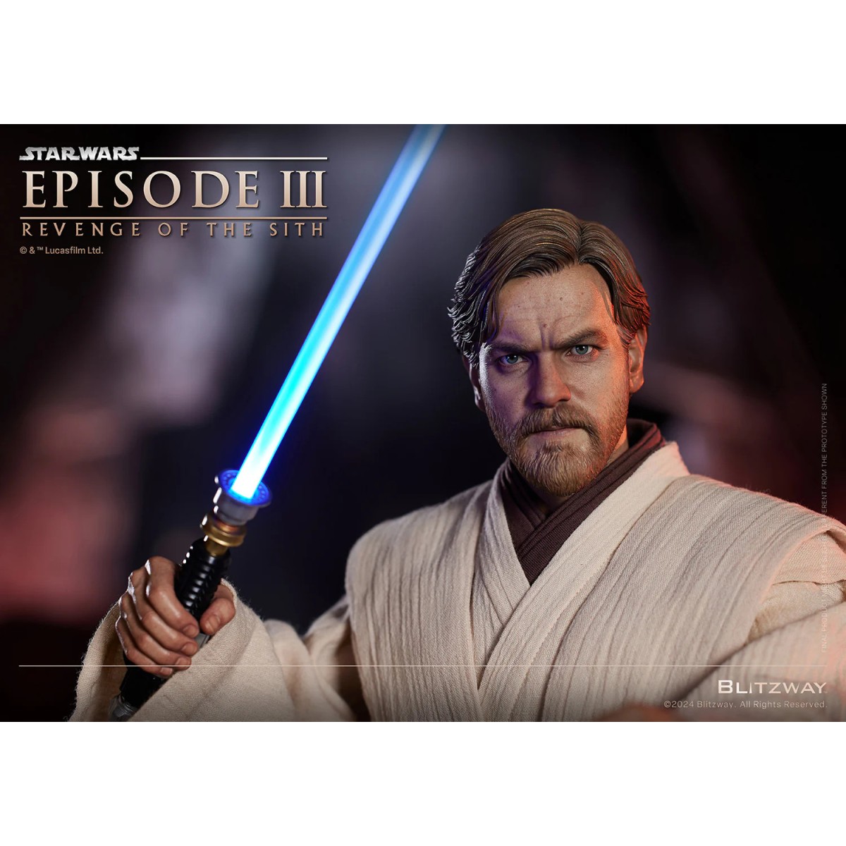 Statua in scala superba Blitzway - Obi-Wan Kenobi versione standard 1/4 - Star Wars Episodio III