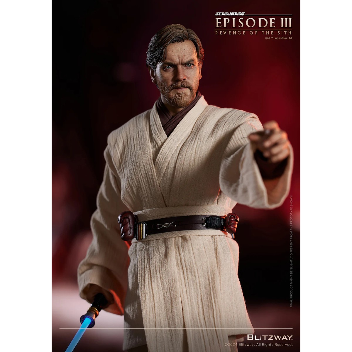Statua in scala superba Blitzway - Obi-Wan Kenobi versione standard 1/4 - Star Wars Episodio III