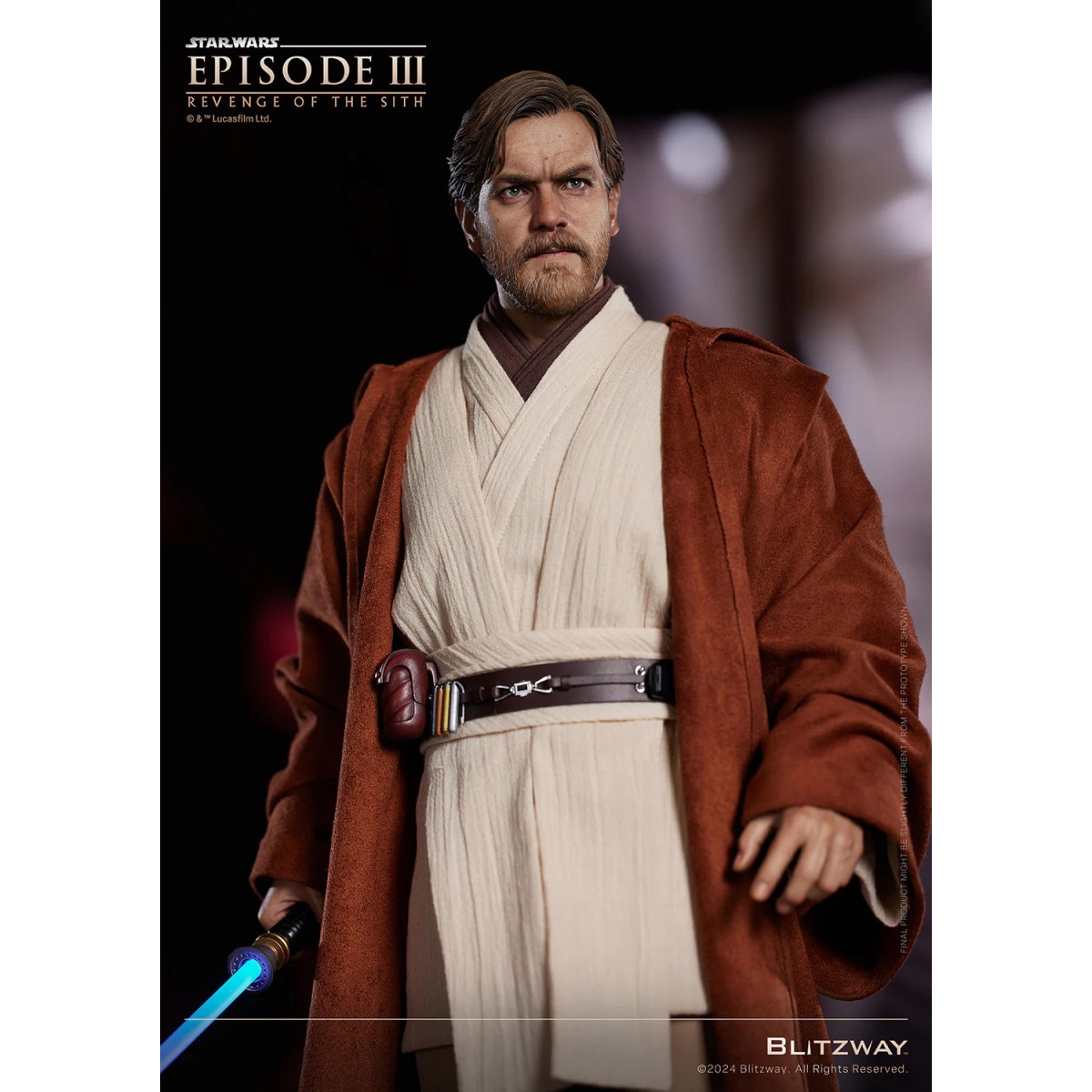 Statua in scala superba Blitzway - Obi-Wan Kenobi versione standard 1/4 - Star Wars Episodio III