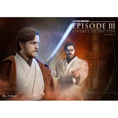 Statua in scala superba Blitzway - Obi-Wan Kenobi versione standard 1/4 - Star Wars Episodio III