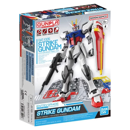 Bandai - Gunpla - Grado di ingresso - GAT-X105 STRIKE GUNDAM 1/144 - Mobile Suit Gundam