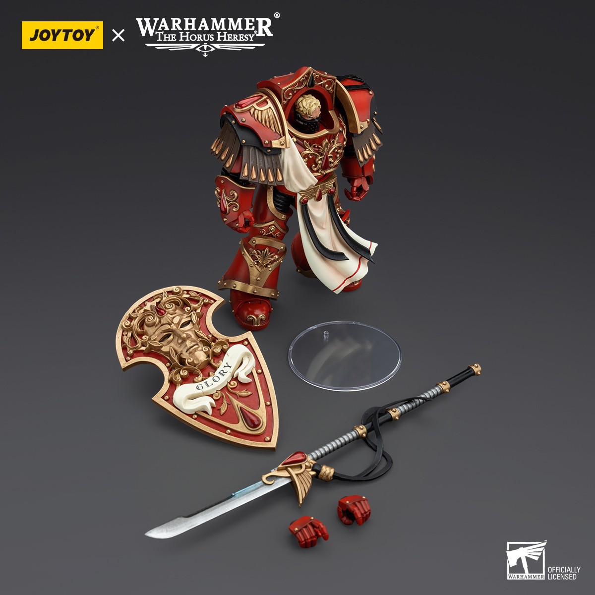 Joytoy -  Warhammer - Blood Angels - Crimson Paladins Squad - Crimson Paladin with Iliastus Assault Cannon