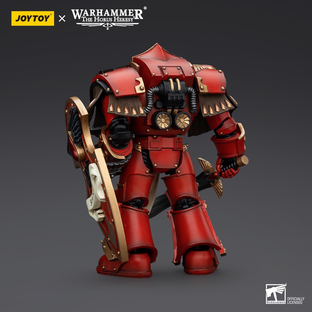 Joytoy -  Warhammer - Blood Angels - Crimson Paladins Squad - Crimson Paladin with Iliastus Assault Cannon