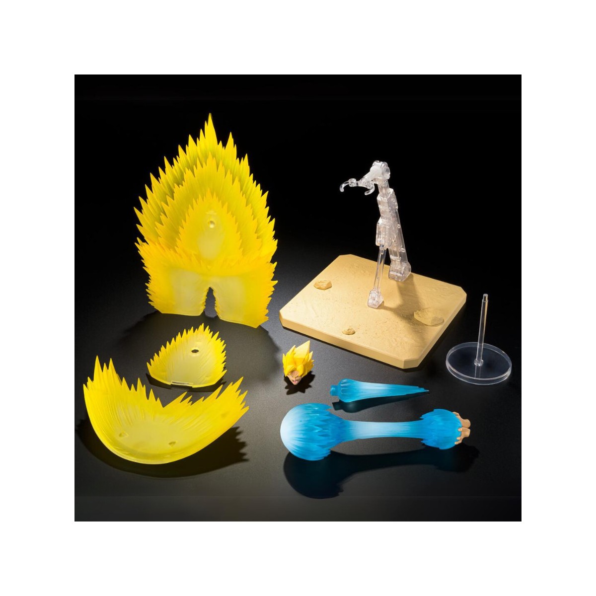 Bandai Tamashii - Dragon Ball Z - Set di parti effetto di Son Goku Super Saiyan - Teleport Kamehameha - SHF SHFiguarts
