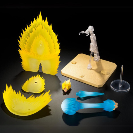 Bandai Tamashii - Dragon Ball Z - Set di parti effetto di Son Goku Super Saiyan - Teleport Kamehameha - SHF SHFiguarts