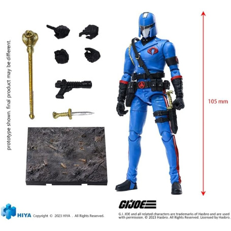 HIYA TOYS - G.I.Joe - Cobra Commander- 1/18 figurine 11CM