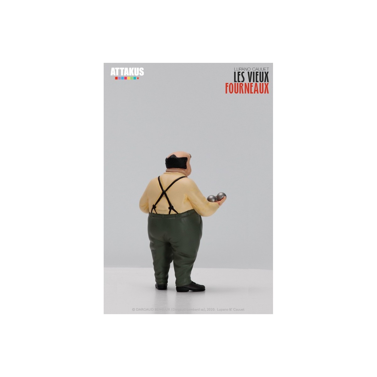 Attakus - Le vecchie stufe Pierrot Mimile e Antoine - set di 3 statuette in resina