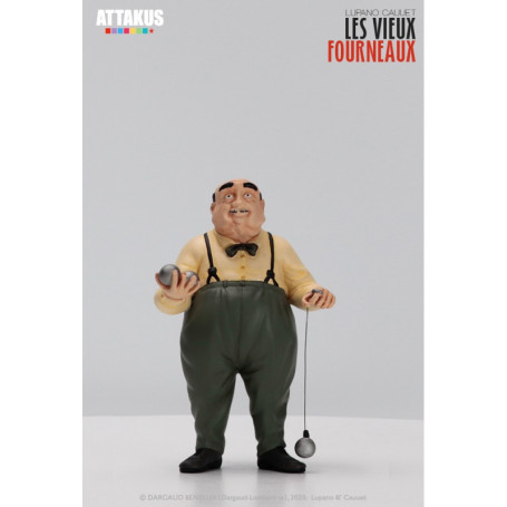Attakus - Le vecchie stufe Pierrot Mimile e Antoine - set di 3 statuette in resina