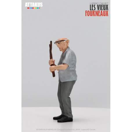 Attakus - Le vecchie stufe Pierrot Mimile e Antoine - set di 3 statuette in resina