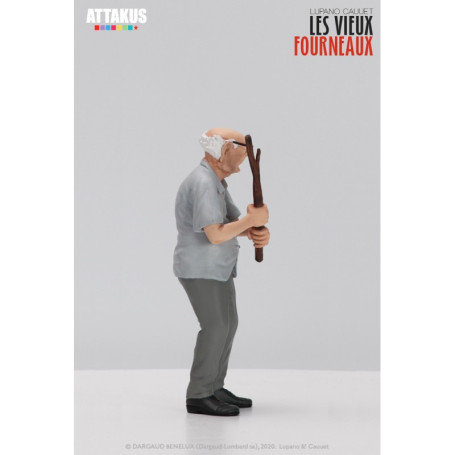 Attakus - Le vecchie stufe Pierrot Mimile e Antoine - set di 3 statuette in resina