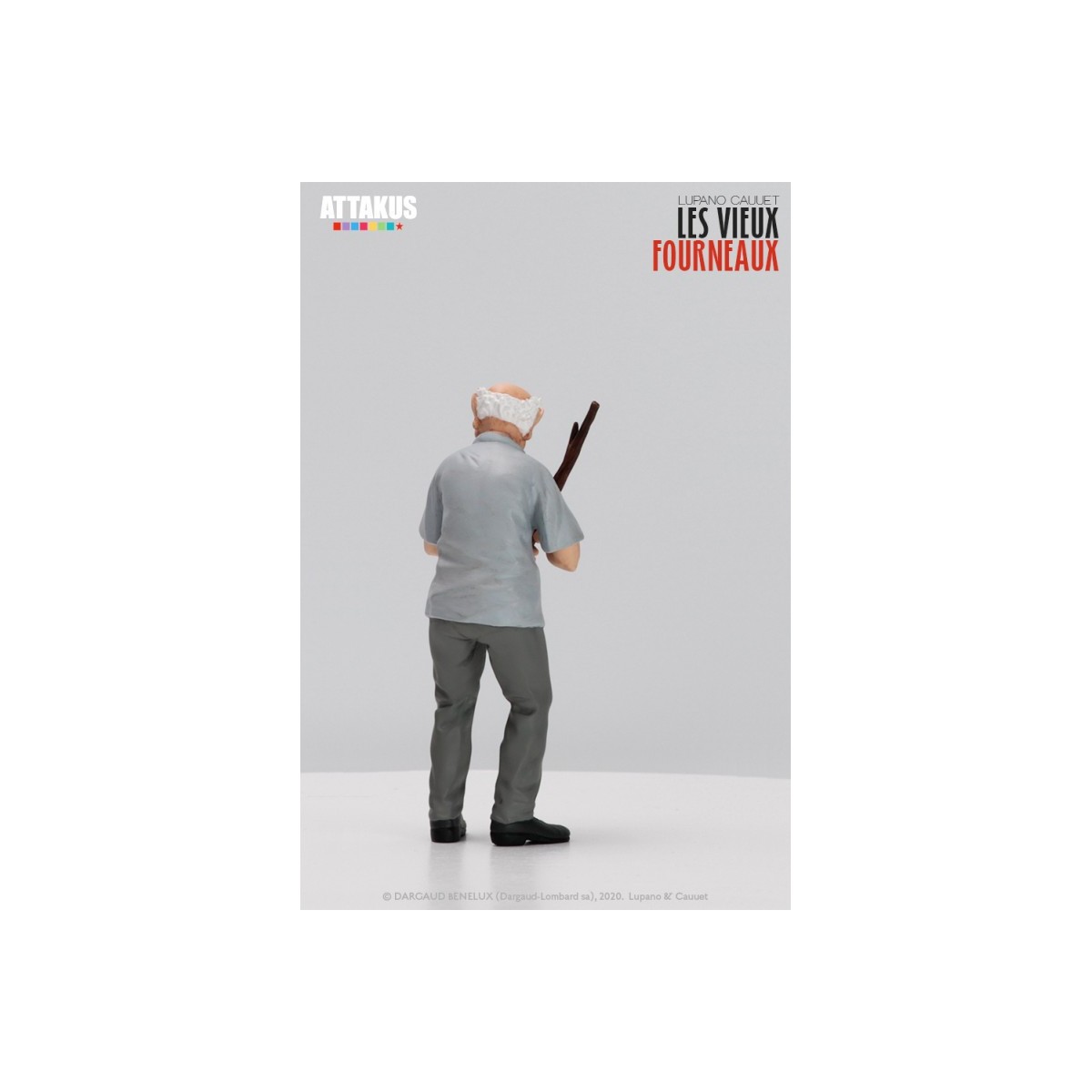 Attakus - Le vecchie stufe Pierrot Mimile e Antoine - set di 3 statuette in resina