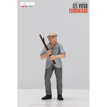 Attakus - Le vecchie stufe Pierrot Mimile e Antoine - set di 3 statuette in resina