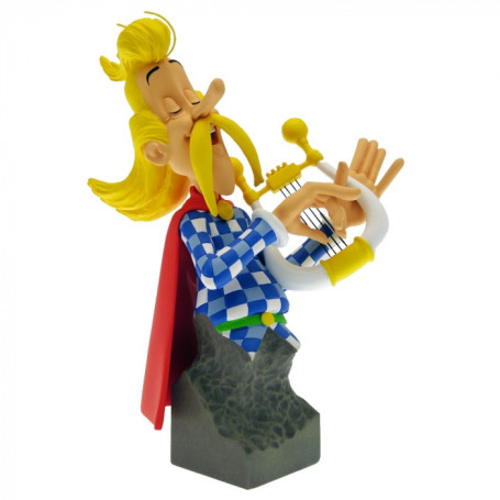 Attakus - Asterix - Assurancetourix busto in resina - Collezione Petibonum
