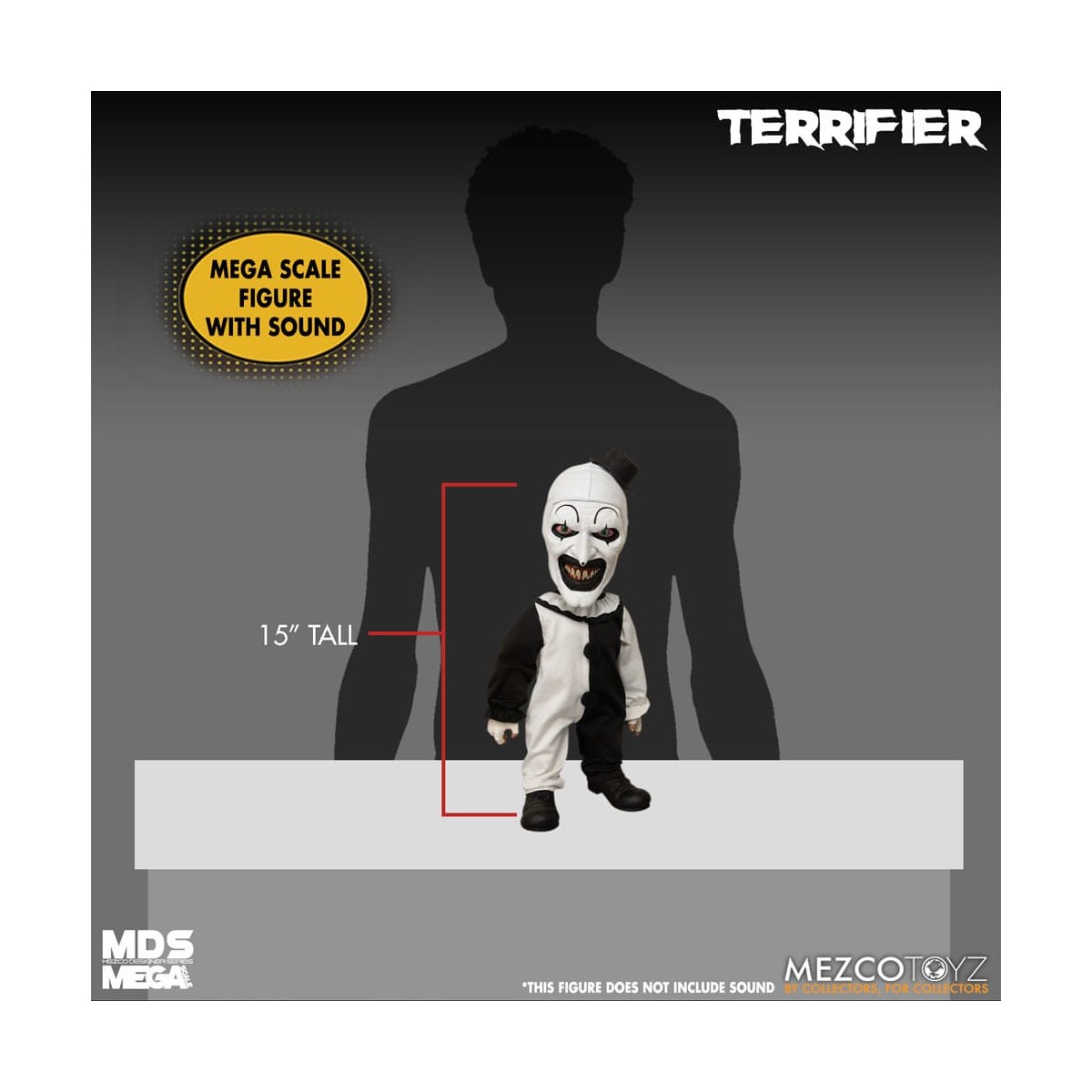 Mezco MDS Mega Scale - Art il Clown - Terrificante