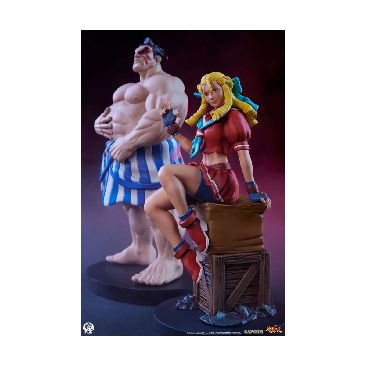 PCS - Street Fighter: Street Jam - Karin & E. Set di statue Honda in scala 1:10