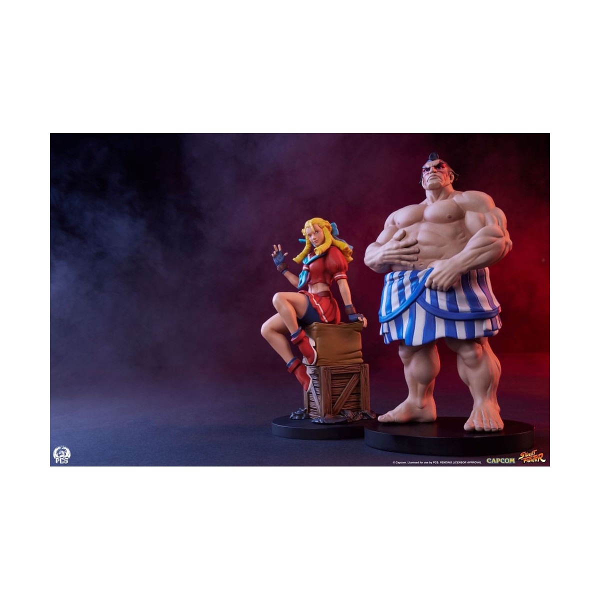 PCS - Street Fighter: Street Jam - Karin & E. Set di statue Honda in scala 1:10