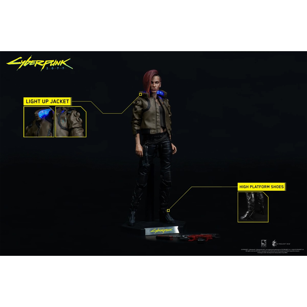Pure Arts - V maschio, V femmina e Yaiba Kusanagi Ultimate Set 1/6 - Cyberpunk 2077
