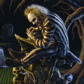 Stampa Sideshow Beetlejuice - Stampa d'arte Il fantasma con il più - 46 x 61 cm - senza cornice