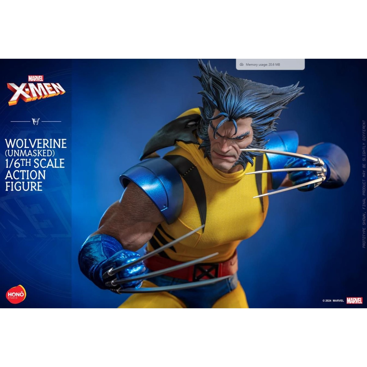 Hot Toys/Hono Studio - Marvel X-Men - Wolverine Smascherato 1/6