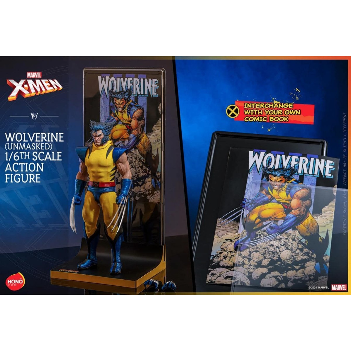 Hot Toys/Hono Studio - Marvel X-Men - Wolverine Smascherato 1/6