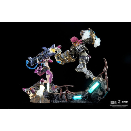 Pure Arts - Bundle di statue di League of Legends JINX e VI in scala 1/6