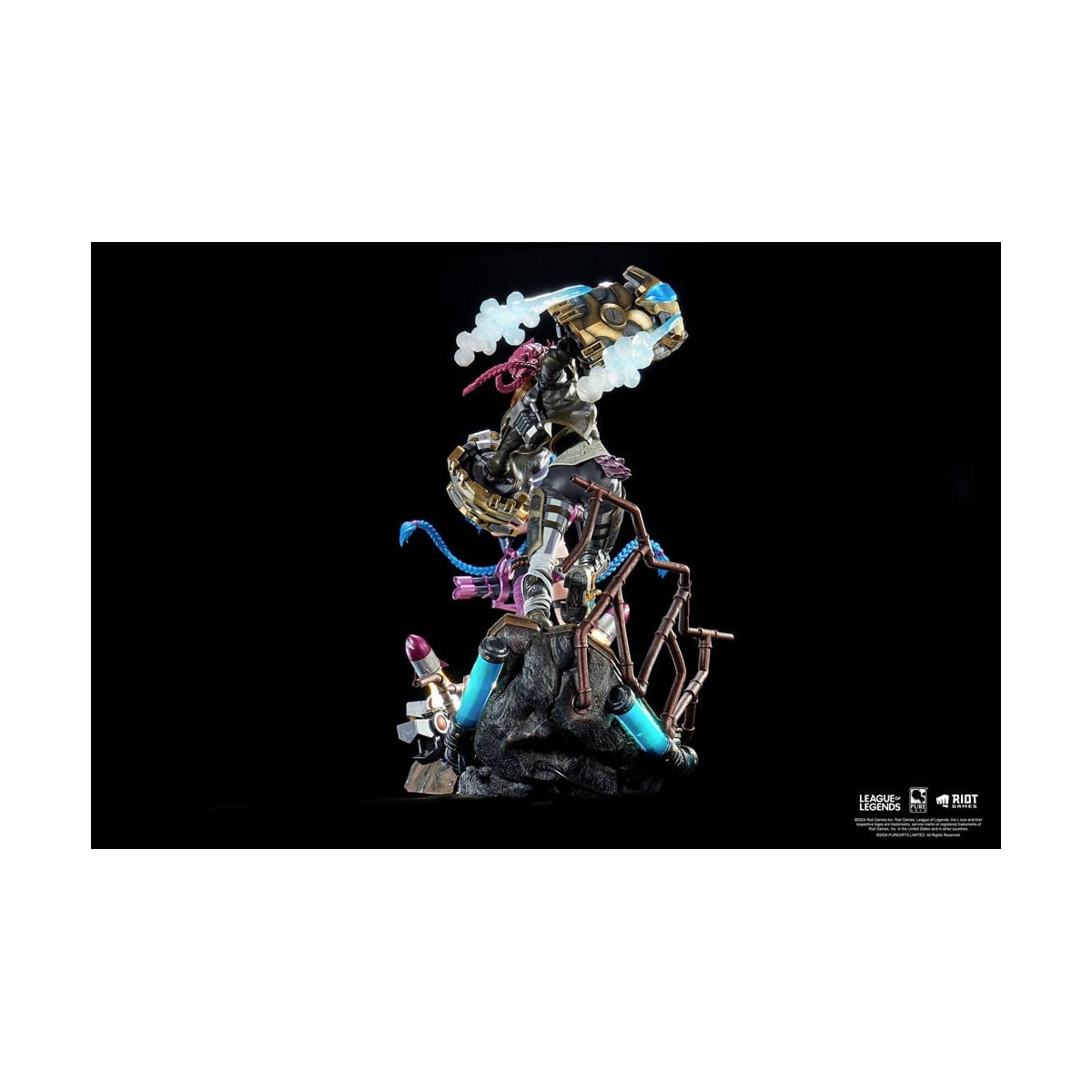 Pure Arts - Bundle di statue di League of Legends JINX e VI in scala 1/6