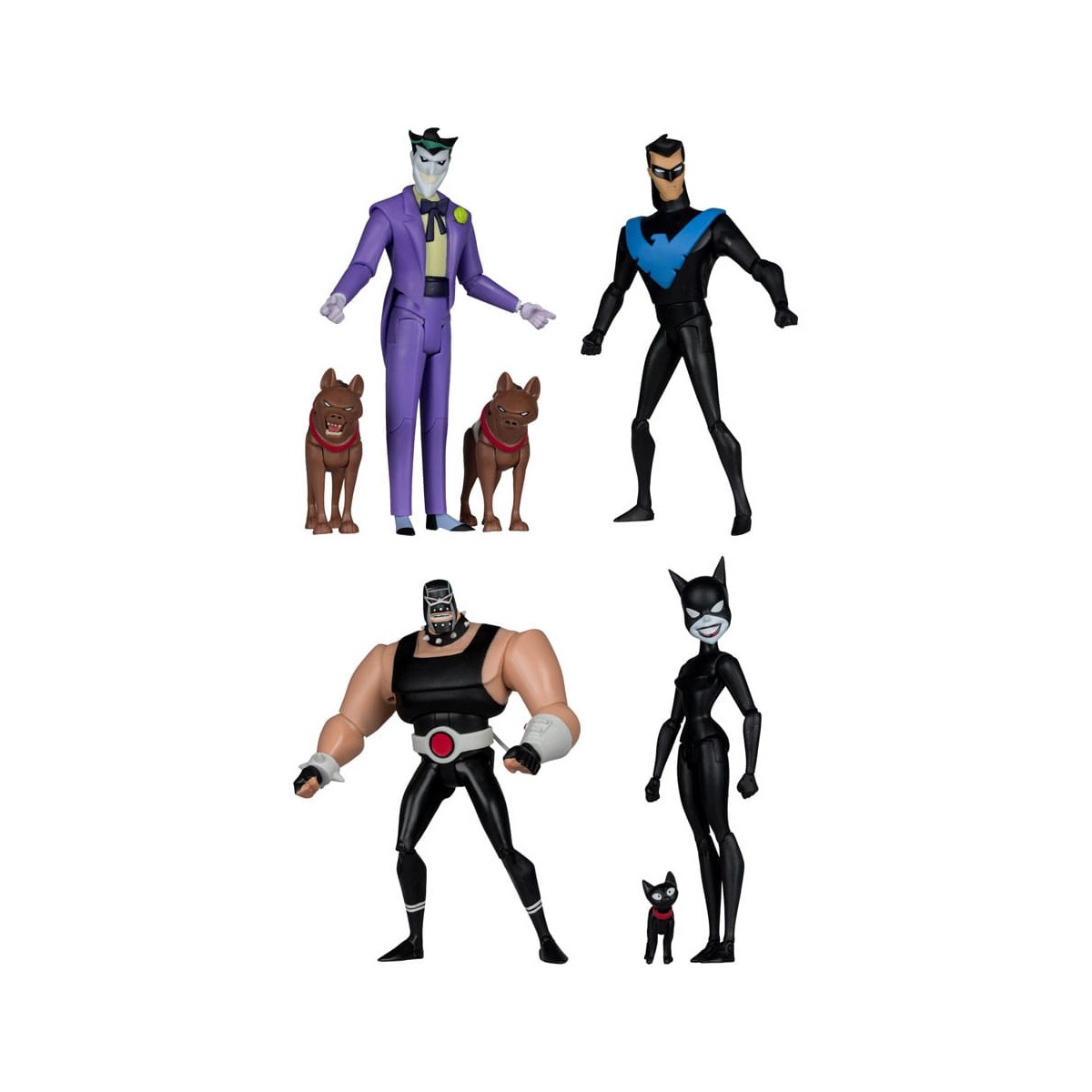 Mc Farlane - DC Direct Le nuove avventure di Batman Onda 2 - Serie di 4 figure