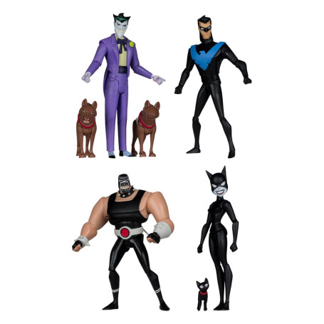 Mc Farlane - DC Direct Le nuove avventure di Batman Onda 2 - Serie di 4 figure
