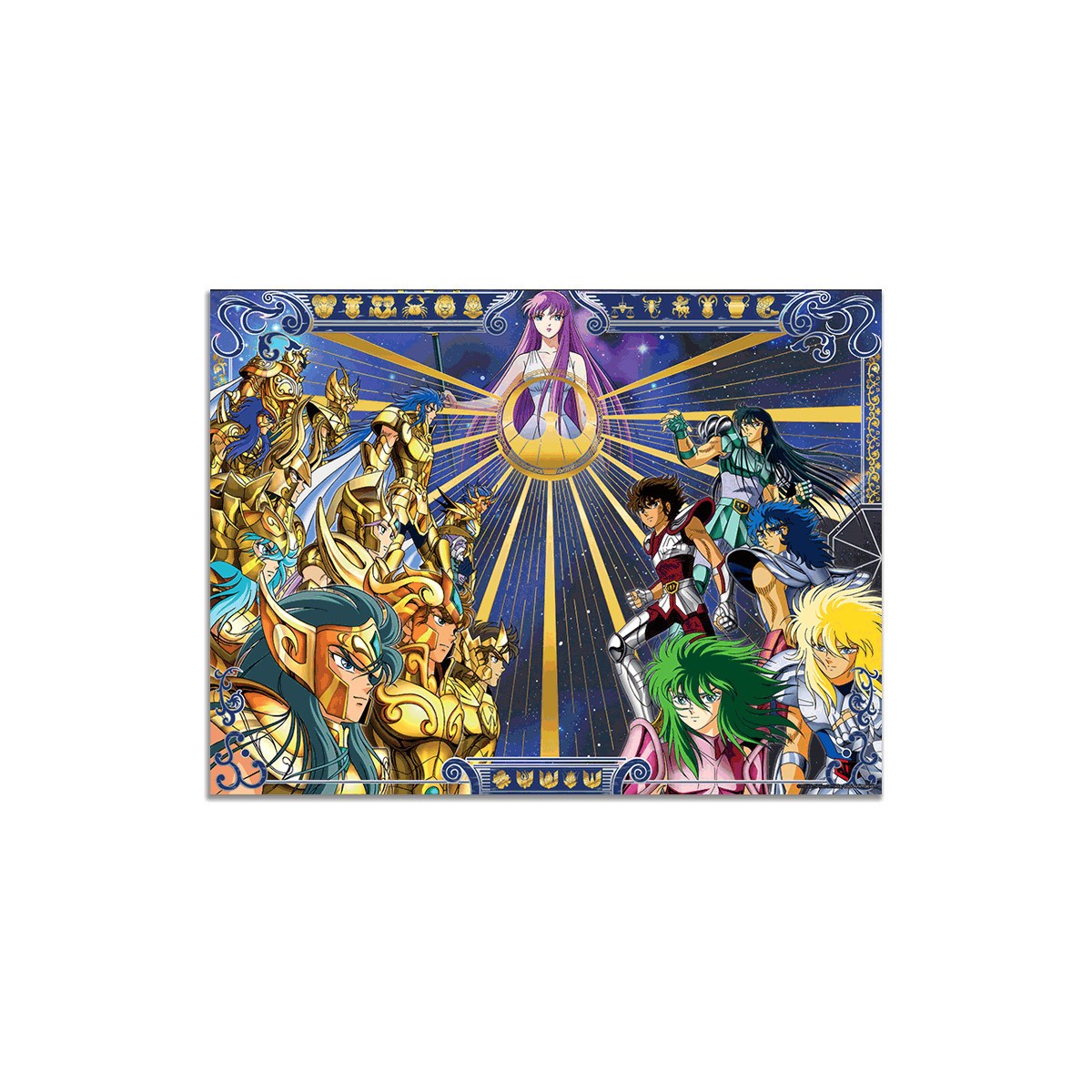 Cartoon Kingdom - Saint Seiya Golden Poster 2 - Cavaliere Santo 40X30cm - I cavalieri dello zodiaco