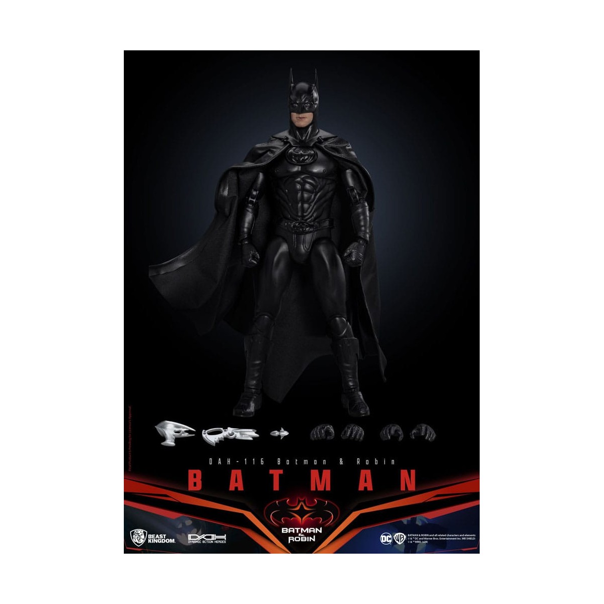 Beast Kingdom - Batman & Robin - Batman - Eroi dinamici d'azione 1/9
