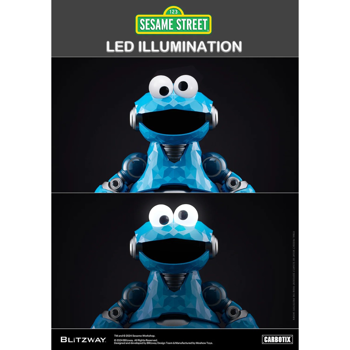 Blitzway Carbotix - Sesame Street COOKIE MONSTER