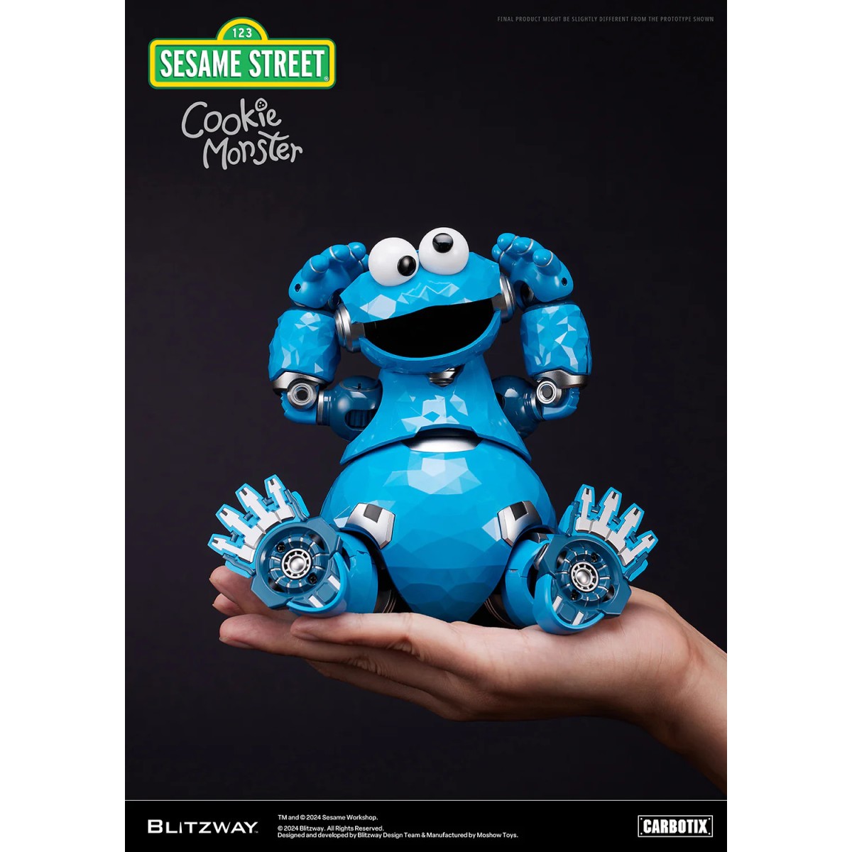 Blitzway Carbotix - Sesame Street COOKIE MONSTER