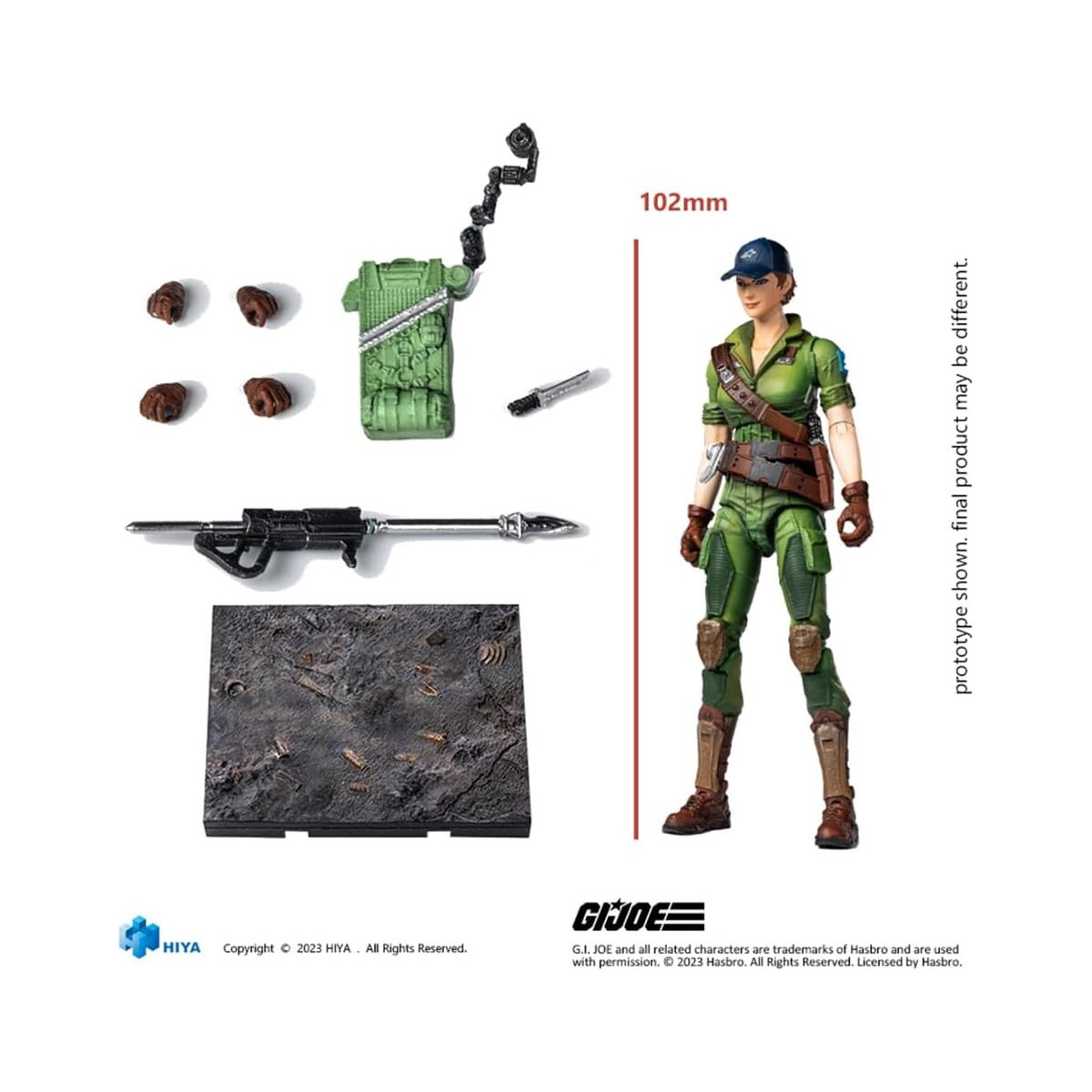 HIYA TOYS - Mini serie Exquisite 1/18 - G.I.Joe - Lady Jaye