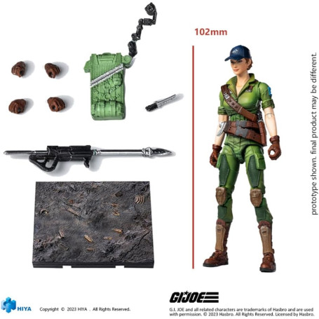 HIYA TOYS - Mini serie Exquisite 1/18 - G.I.Joe - Lady Jaye