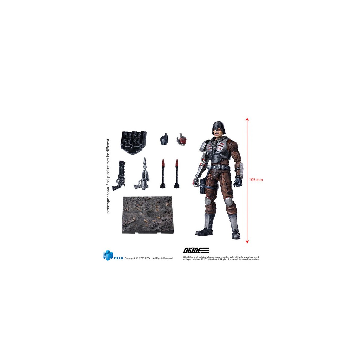HIYA TOYS - Mini serie Exquisite 1/18 - G.I.Joe - Maggiore Bludd