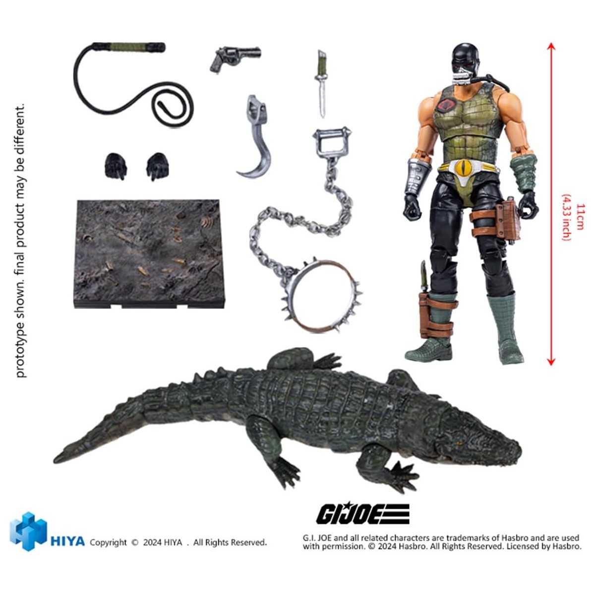 HIYA TOYS - Mini serie Exquisite 1/18 - G.I.Joe - Croc Master & Fiona