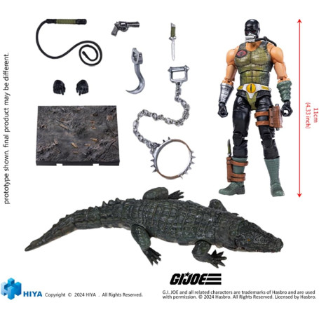 HIYA TOYS - Mini serie Exquisite 1/18 - G.I.Joe - Croc Master & Fiona